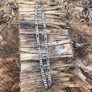 Solid Sterling Silver Men’s Chain Necklace
